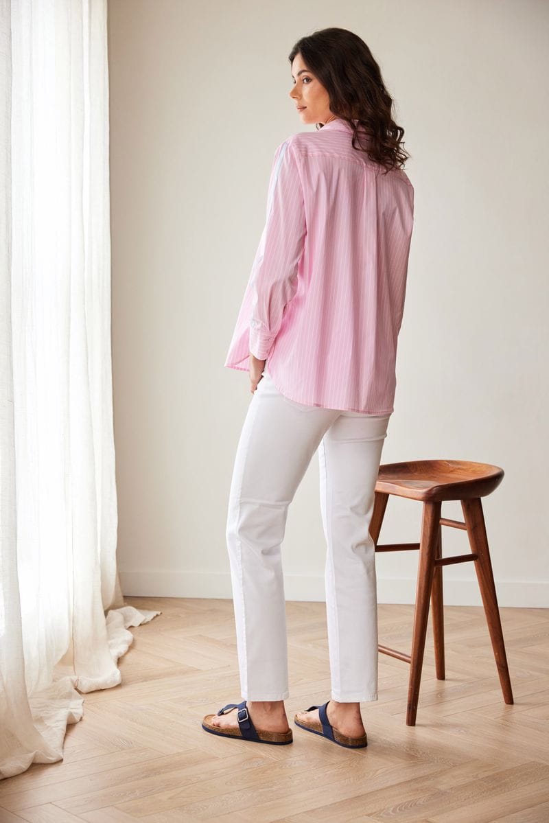 PERUZZI Contrast Stripe Shirt