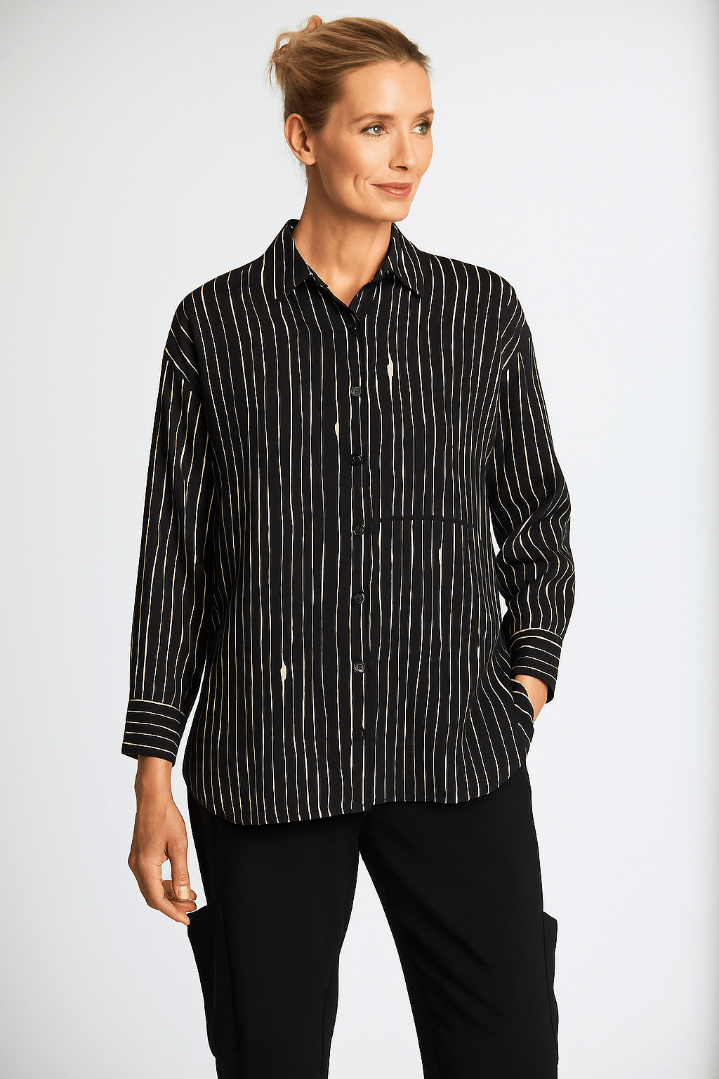 PERUZZI Broken Stripe Shirt