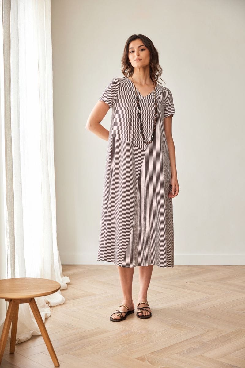 PERUZZI Cross Line Dress