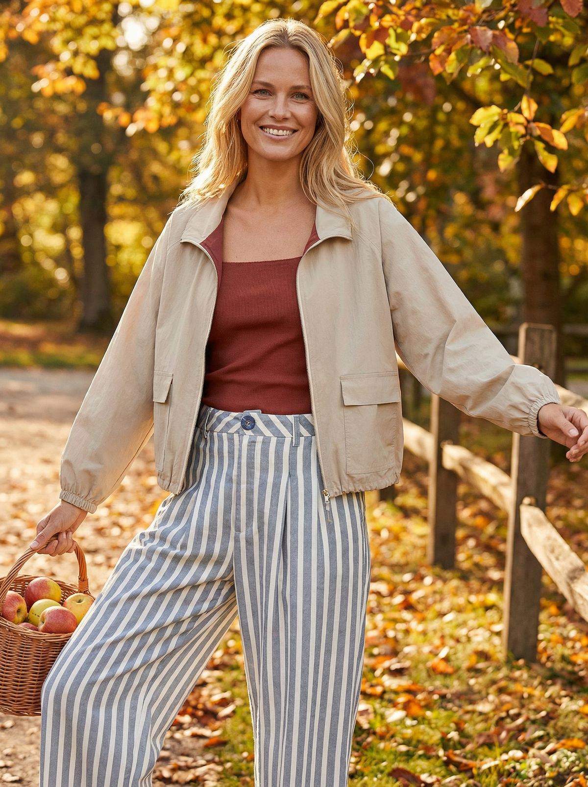 Skatie Contrast Toggle Jacket