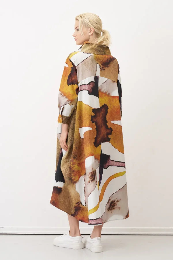 BIZE Glass Print Coat