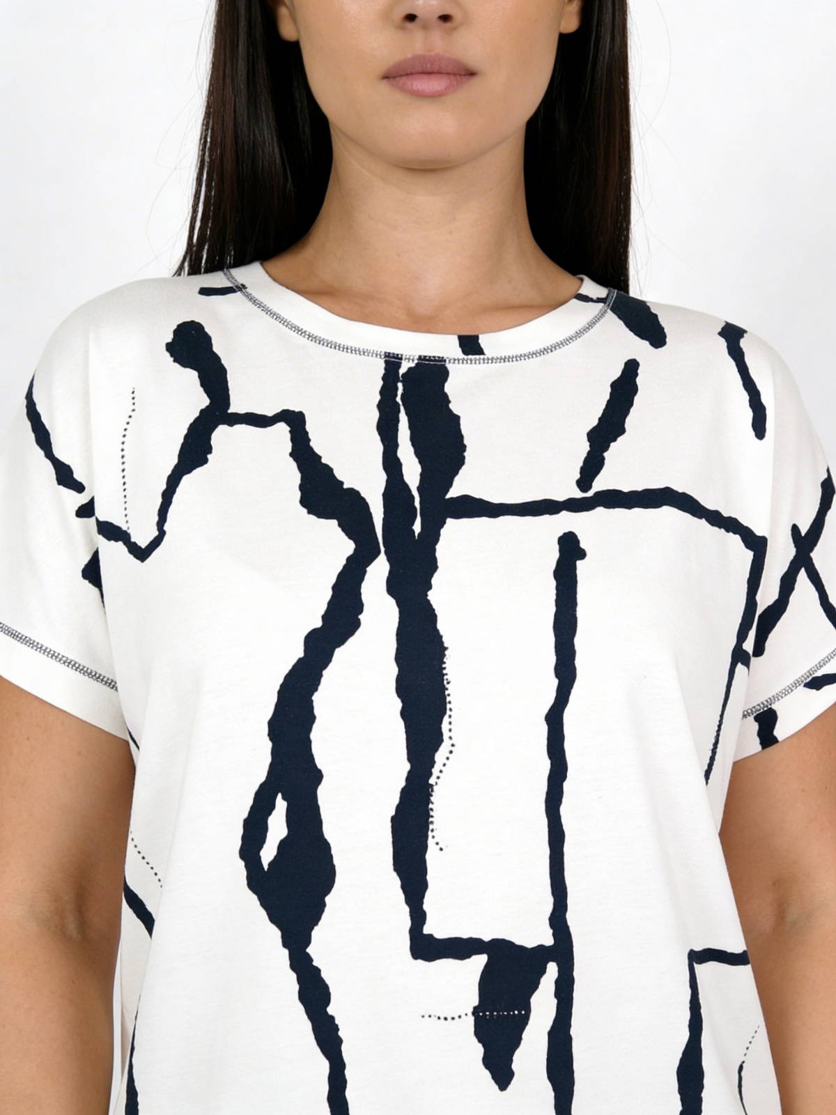 Kartner Abstract Print Top