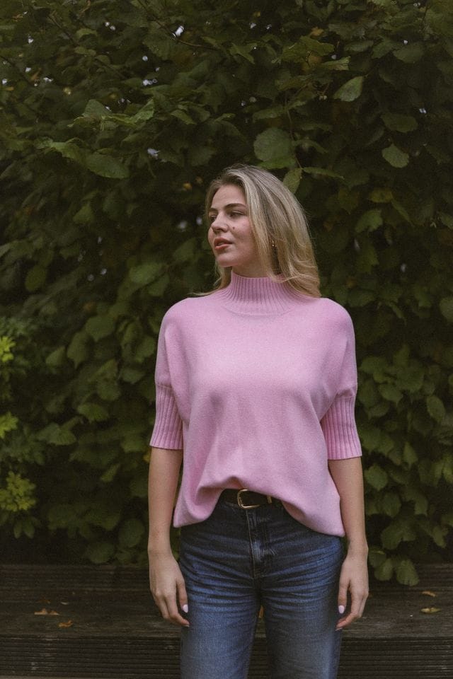 ART Ribbed High Neck Knit