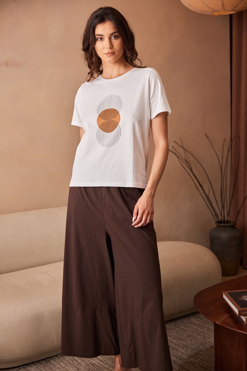 PERUZZI Circle Print Top