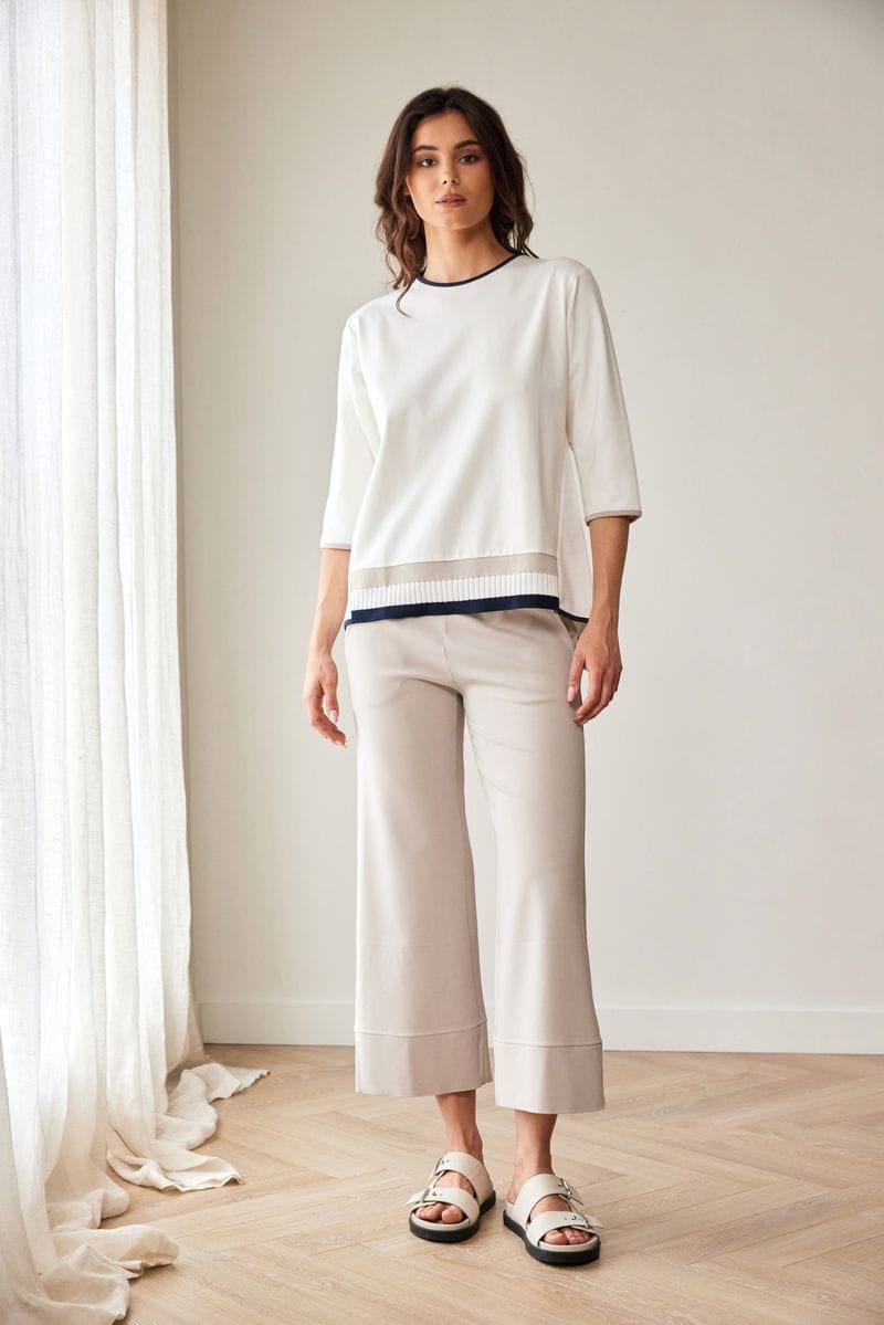 PERUZZI Knit Detail Top