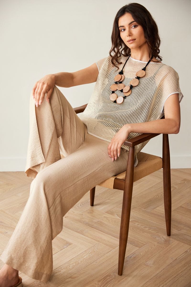 PERUZZI Crinkle Trouser