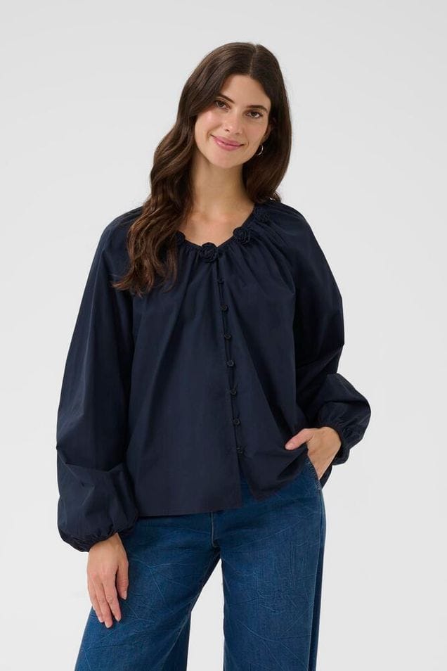 CREAM Rosette Blouse