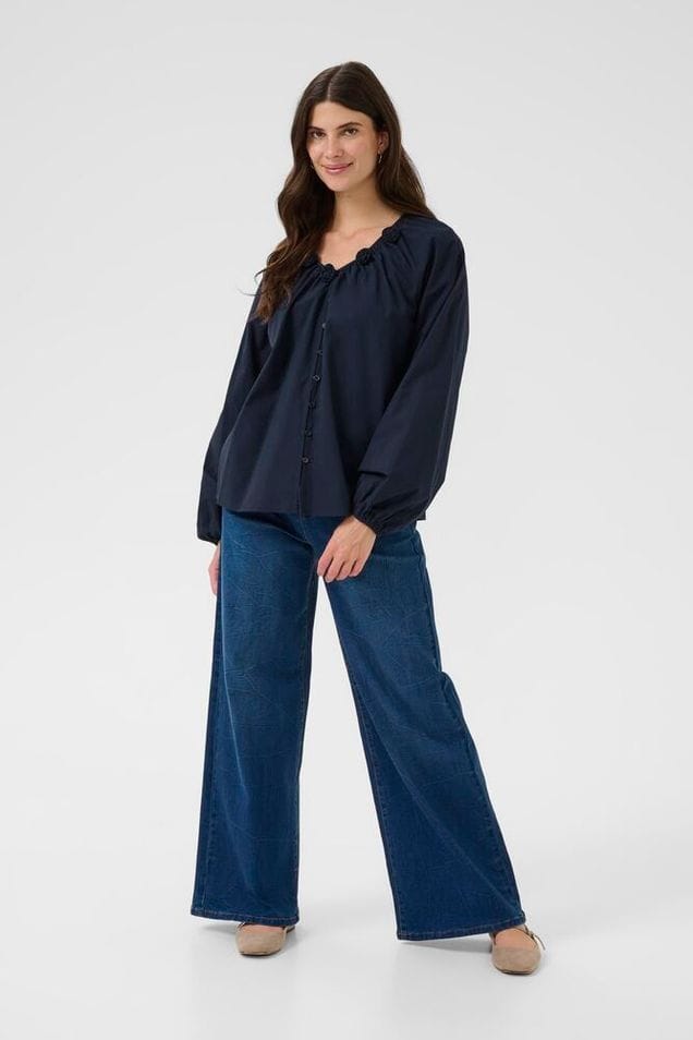 CREAM Rosette Blouse