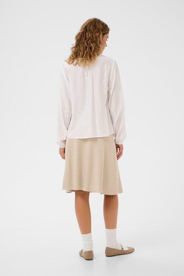 CREAM Embroidered Blouse