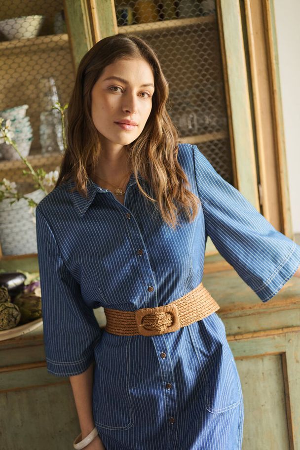 CREAM Denim Shirt Dress