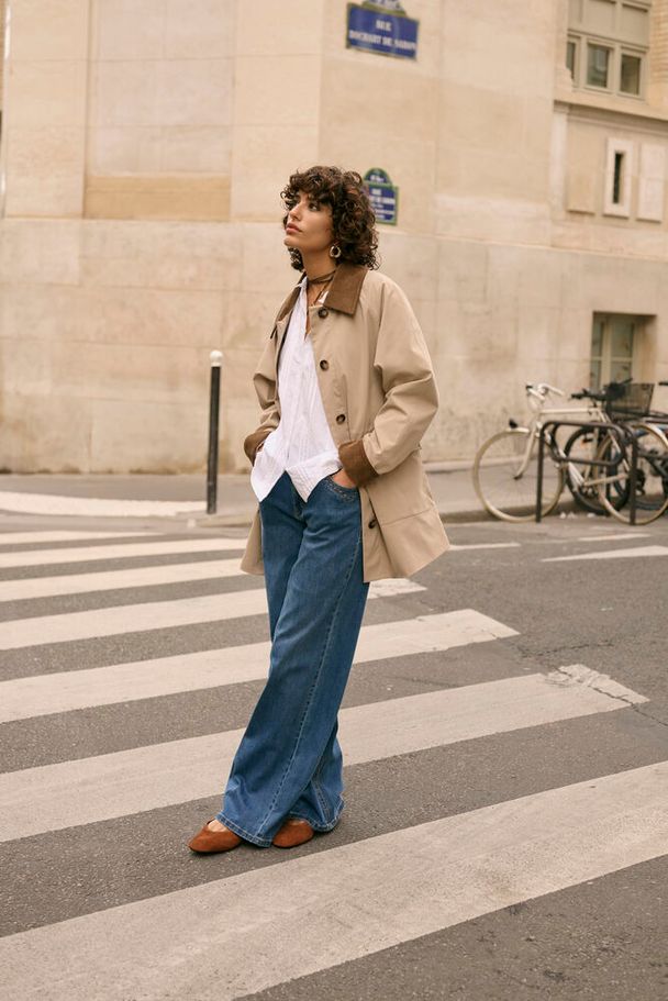 CREAM Stud Pocket Jean