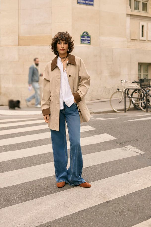 CREAM Stud Pocket Jean