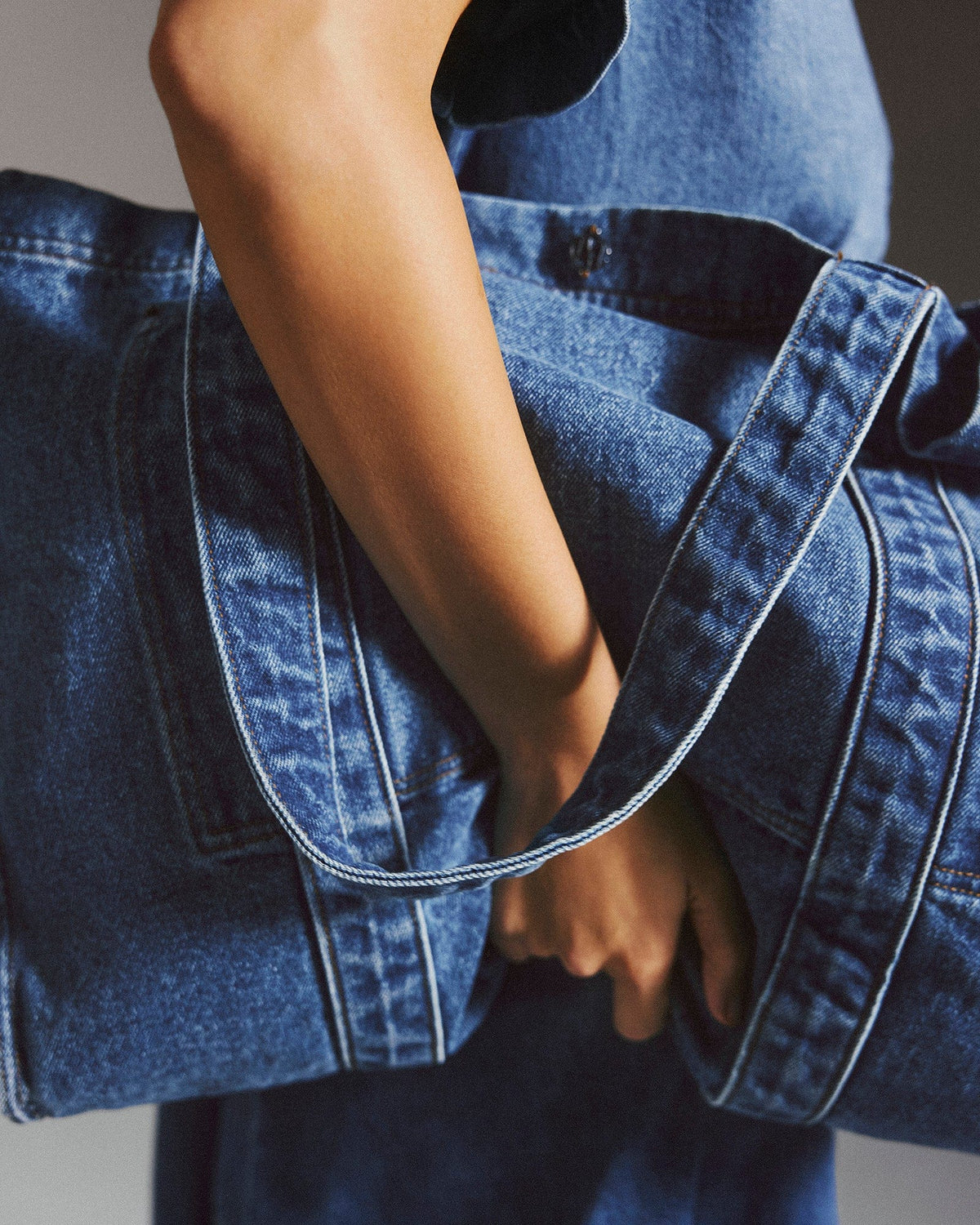 MSCH Denim Shopper Bag