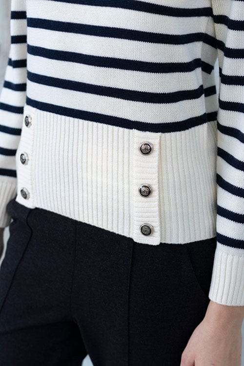 Hongo Nautical Button Knit