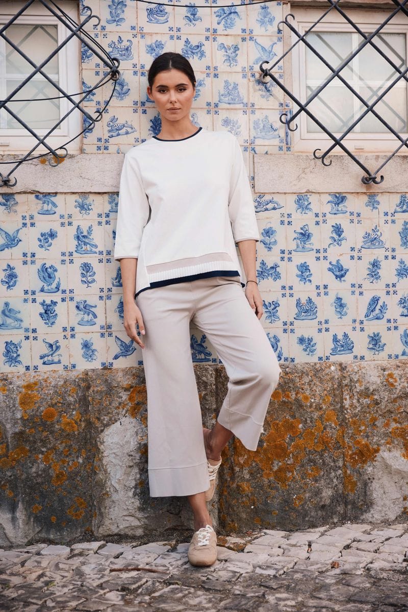 PERUZZI Knit Detail Top