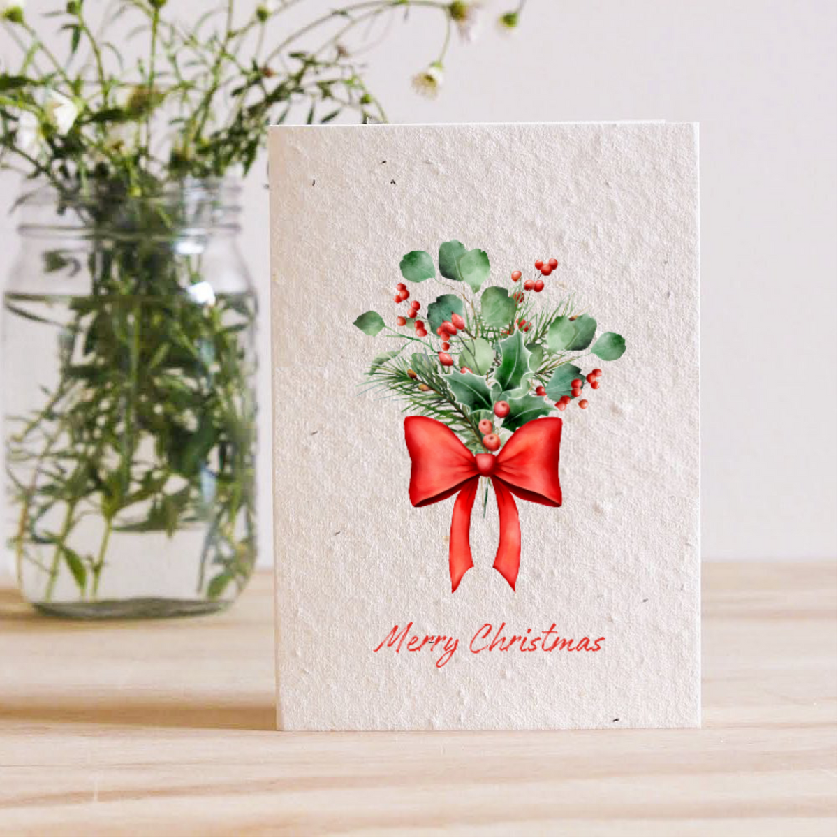 Merry Christmas Plantable Seed Card