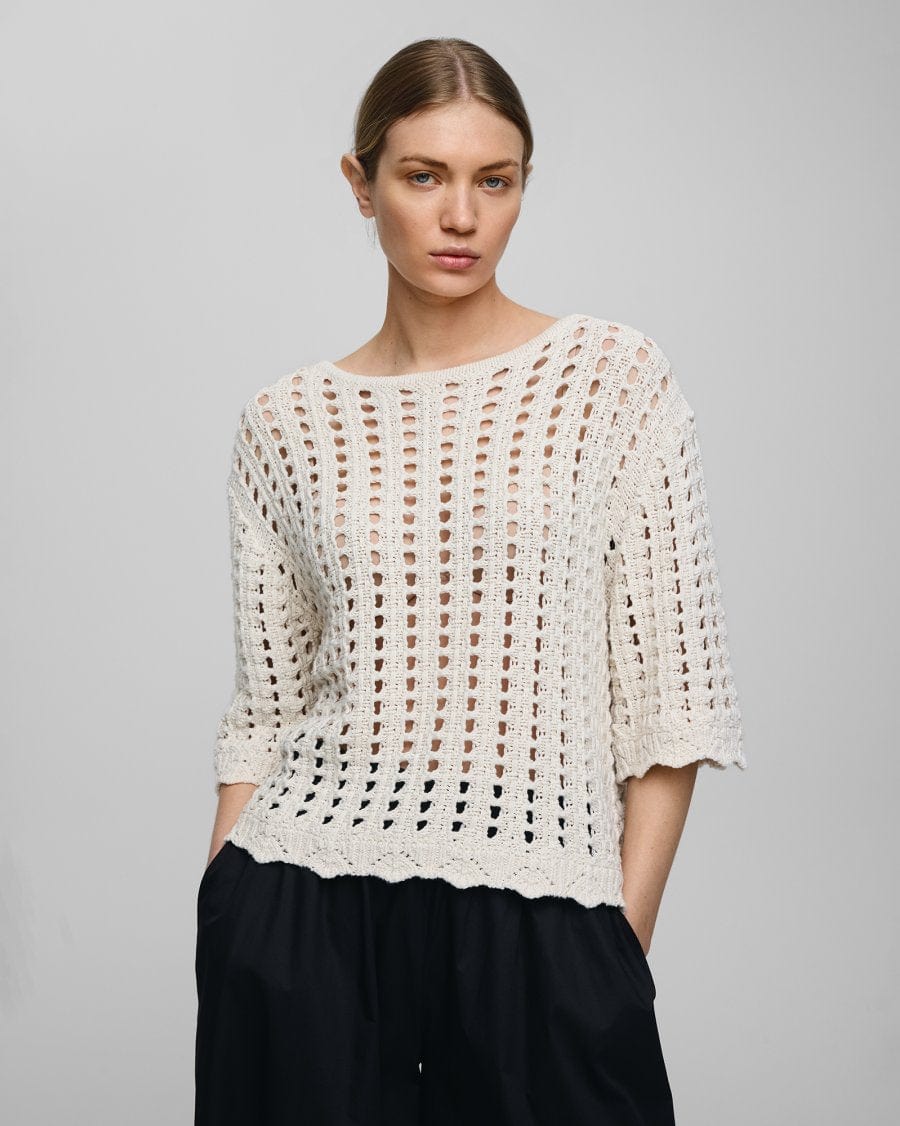MSCH Scallop Open Knit