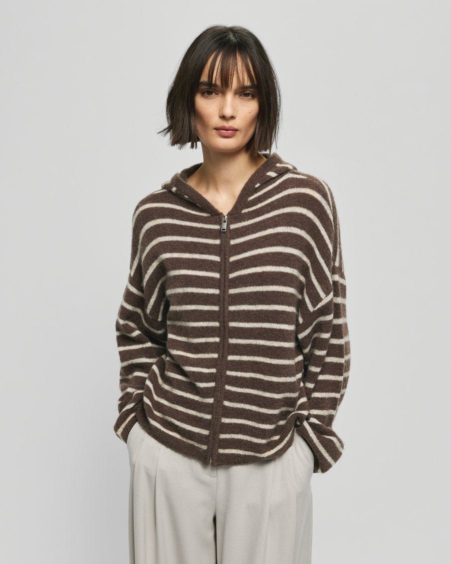 MSCH Stripe Knit Hoody