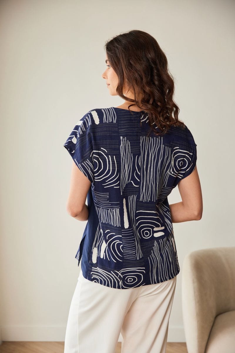 PERUZZI Ripple Print Top