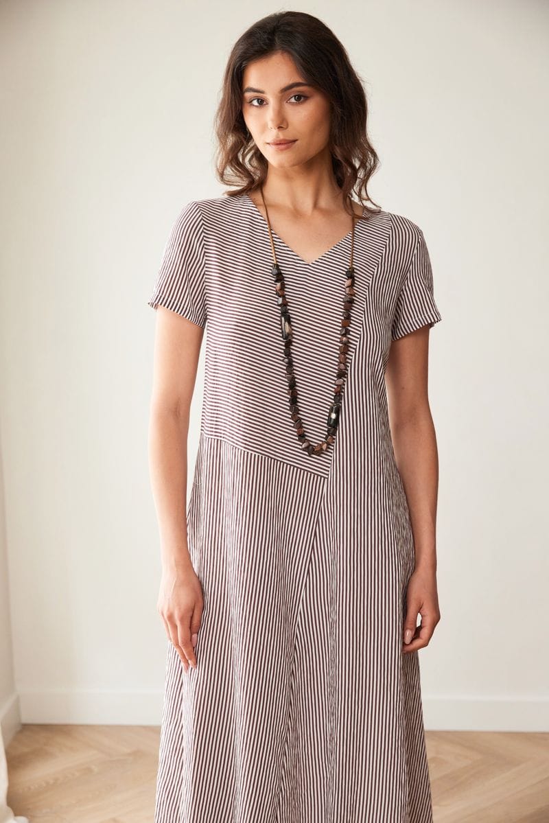 PERUZZI Cross Line Dress