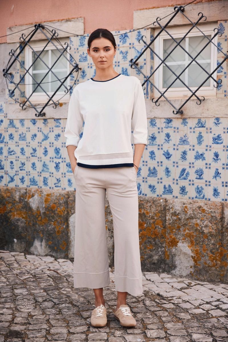 PERUZZI Knit Detail Top