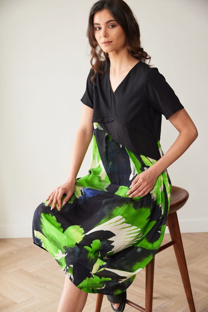 PERUZZI Crossover Dress