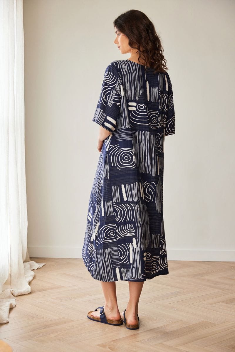 PERUZZI Ripple Print Dress