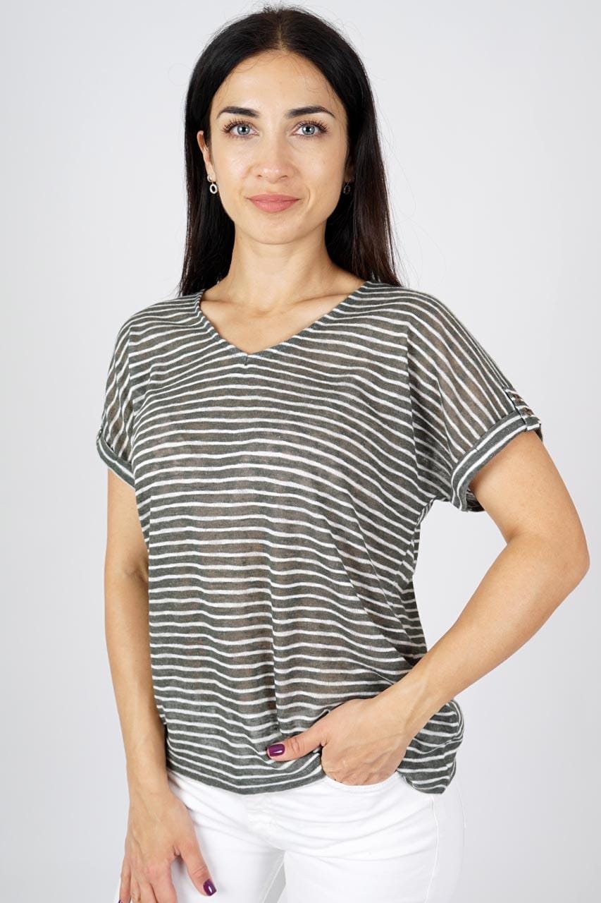 Kartner Marl Stripe Top