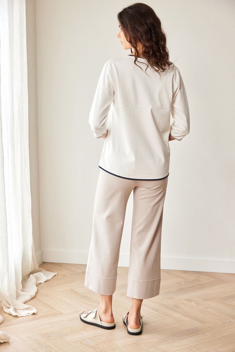 PERUZZI Knit Detail Top