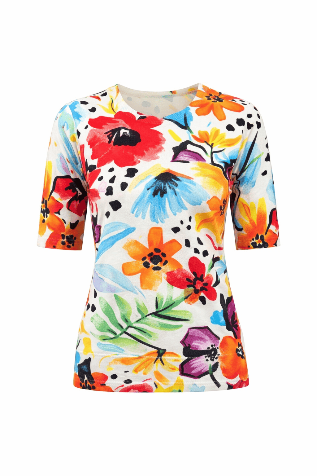 Kartner Floral Knit Top