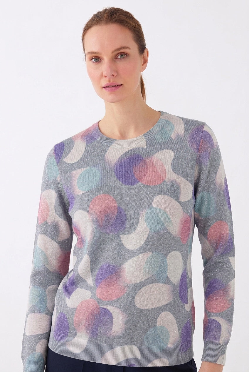 Kartner Print Lurex Knit