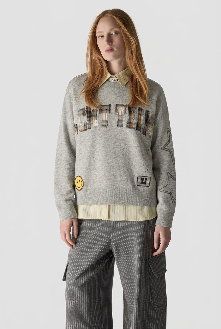 LE COMTE Check Knit