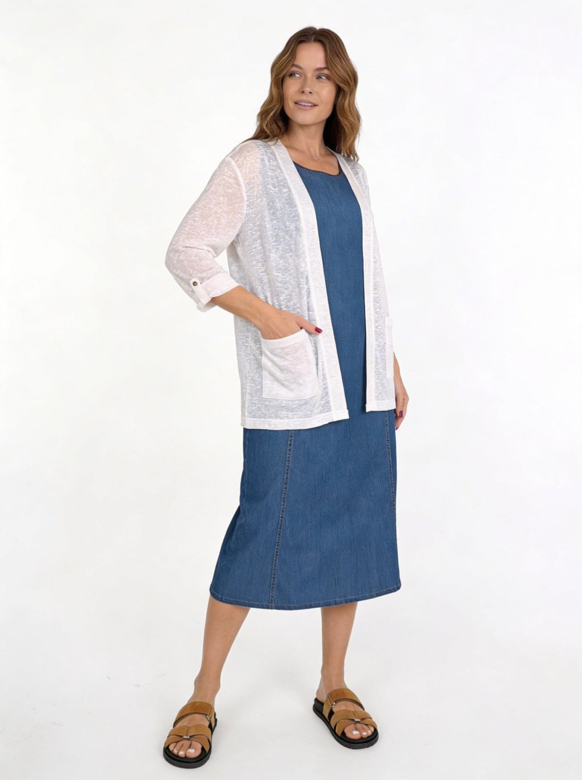 Kartner Turn Up Sleeve Cardigan