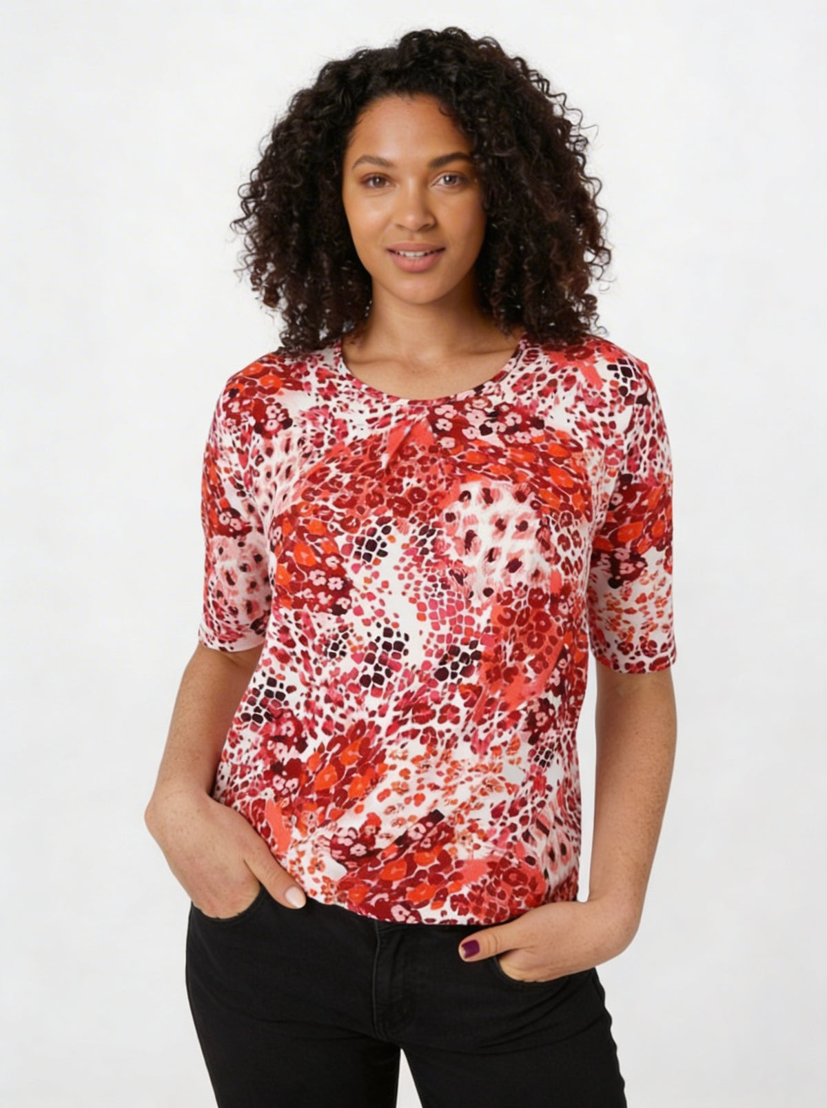 Kartner Animal Print Top