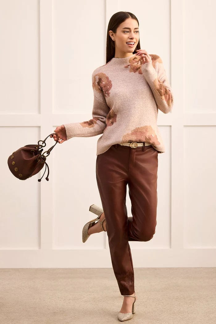 TRIBAL Rose Print Knit