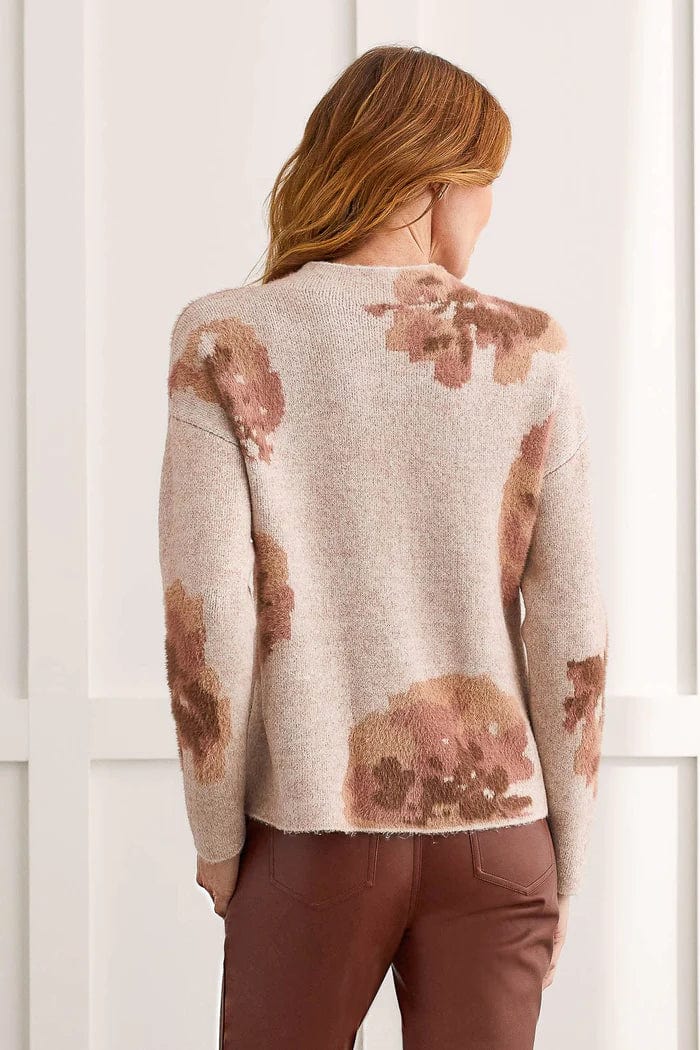 TRIBAL Rose Print Knit
