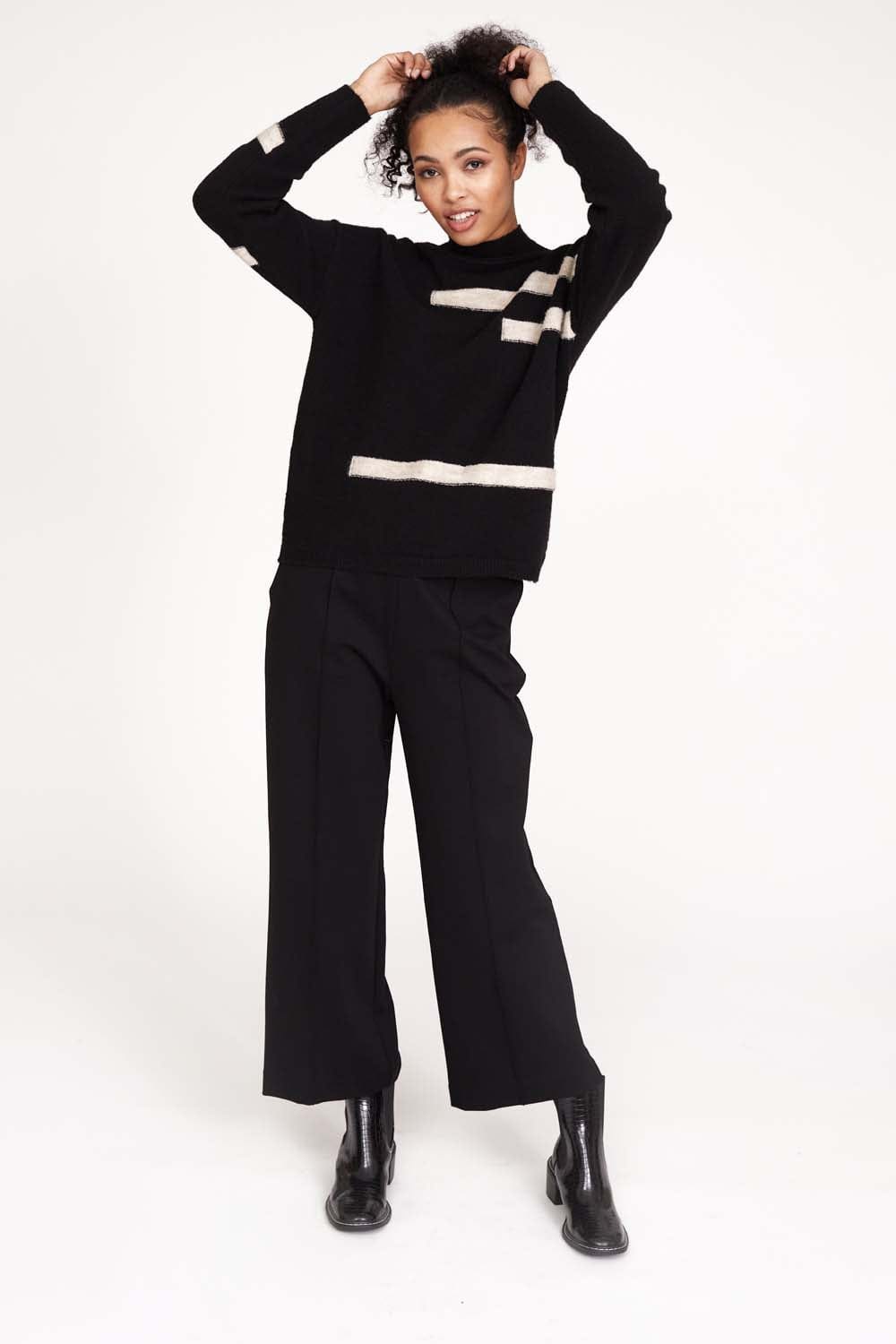 Peruzzi Broken Stripe Knit