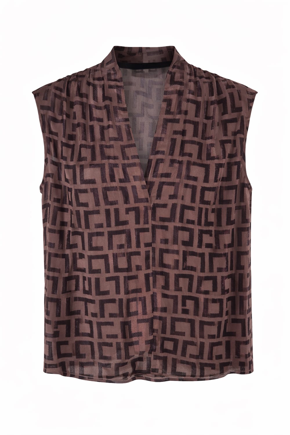 Peruzzi Satin Square Top