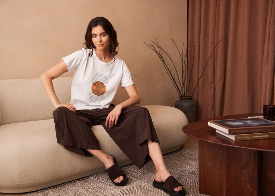 PERUZZI Circle Print Top