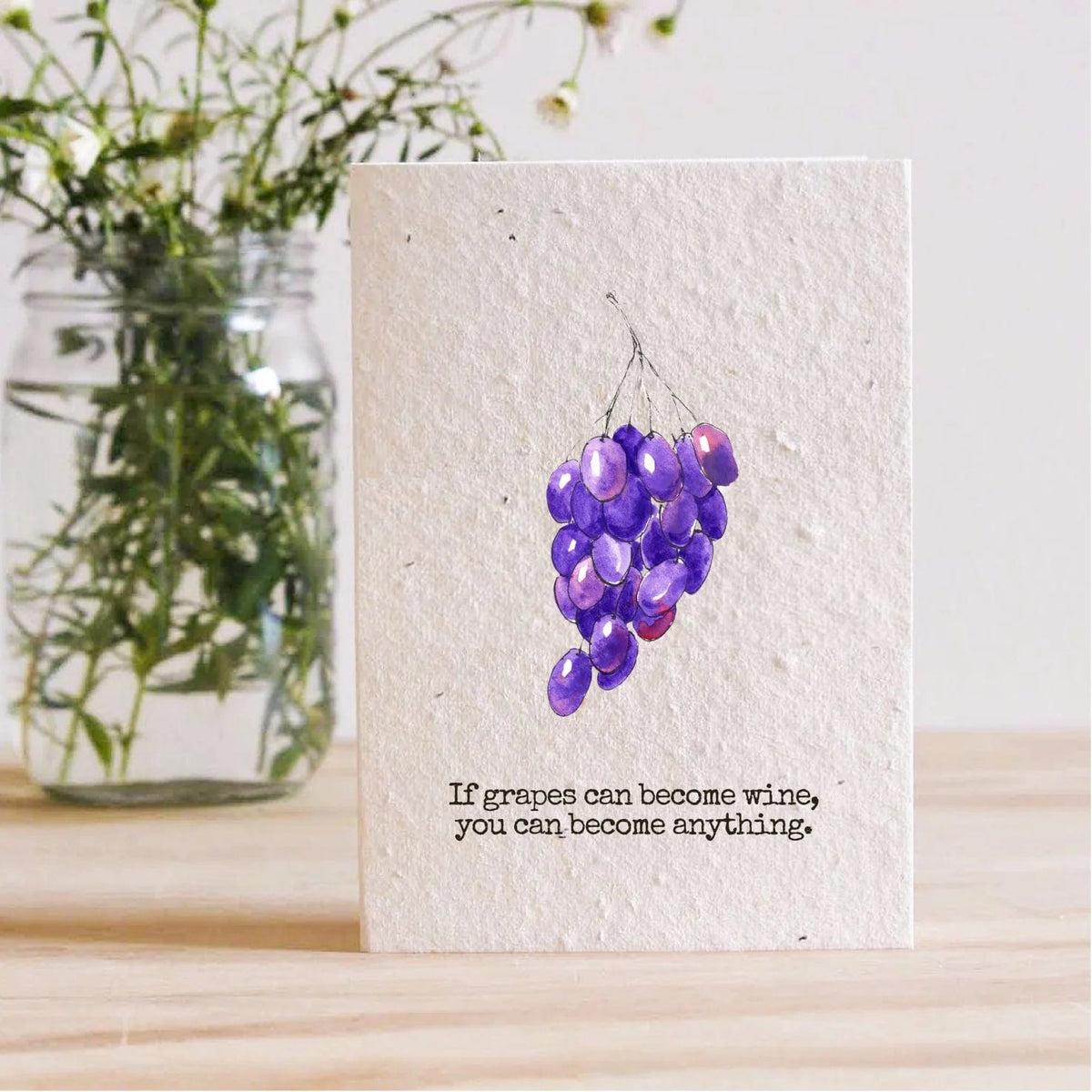 Grape Plantable Seed Card