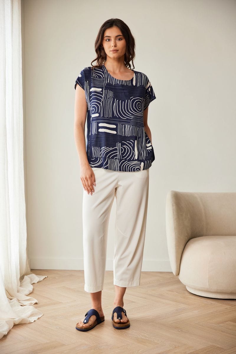 PERUZZI Ripple Print Top