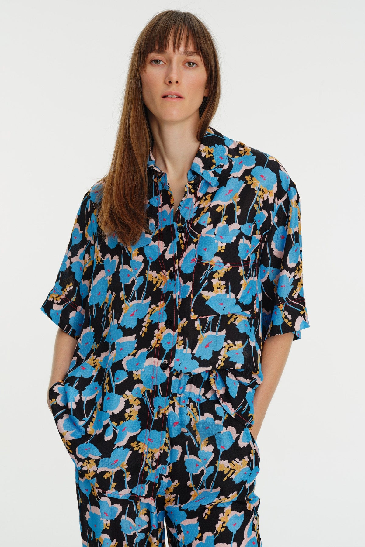 EXQUISE Floral Shirt