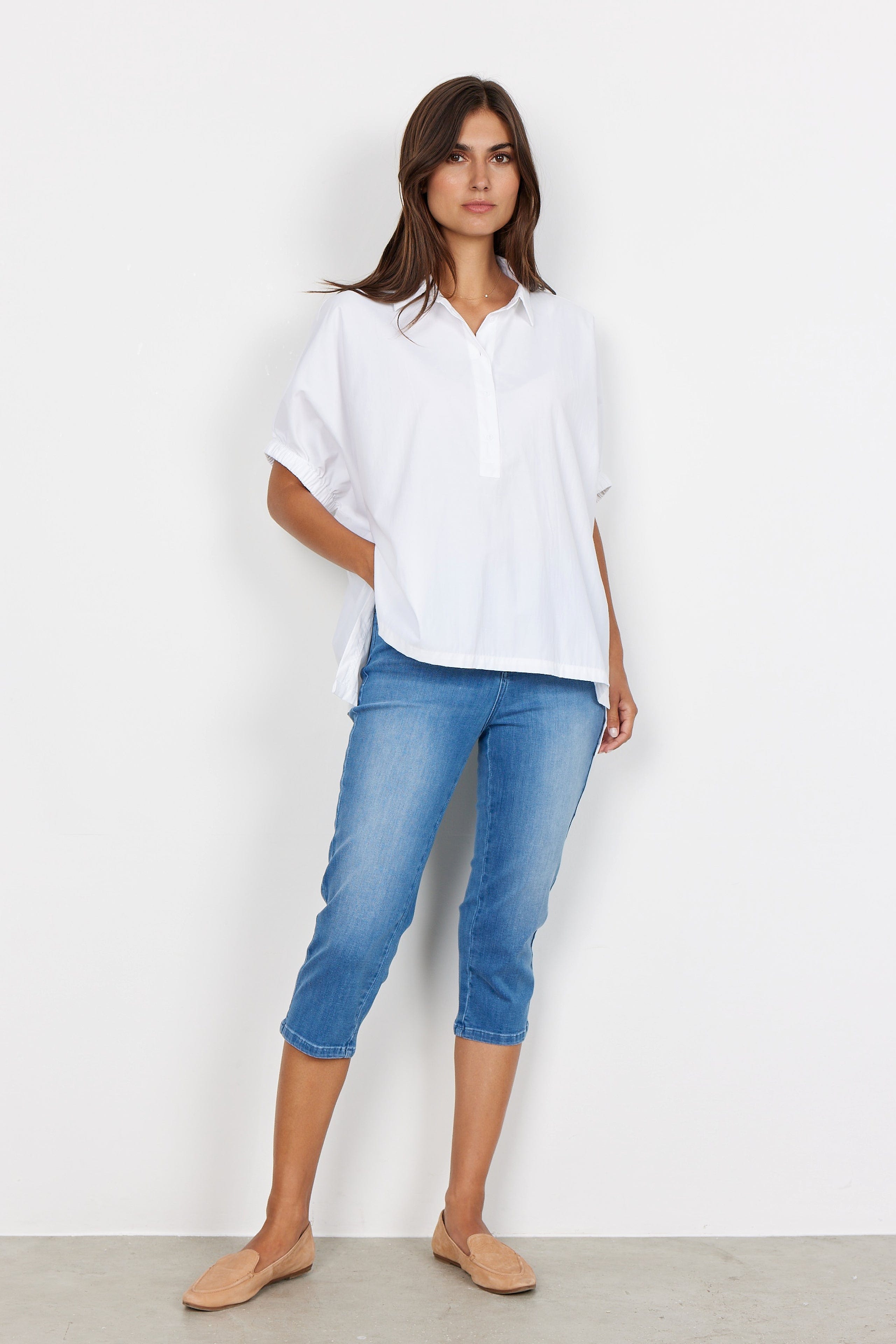 Soyaconcept Crop Denim Trouser Choice Boutique