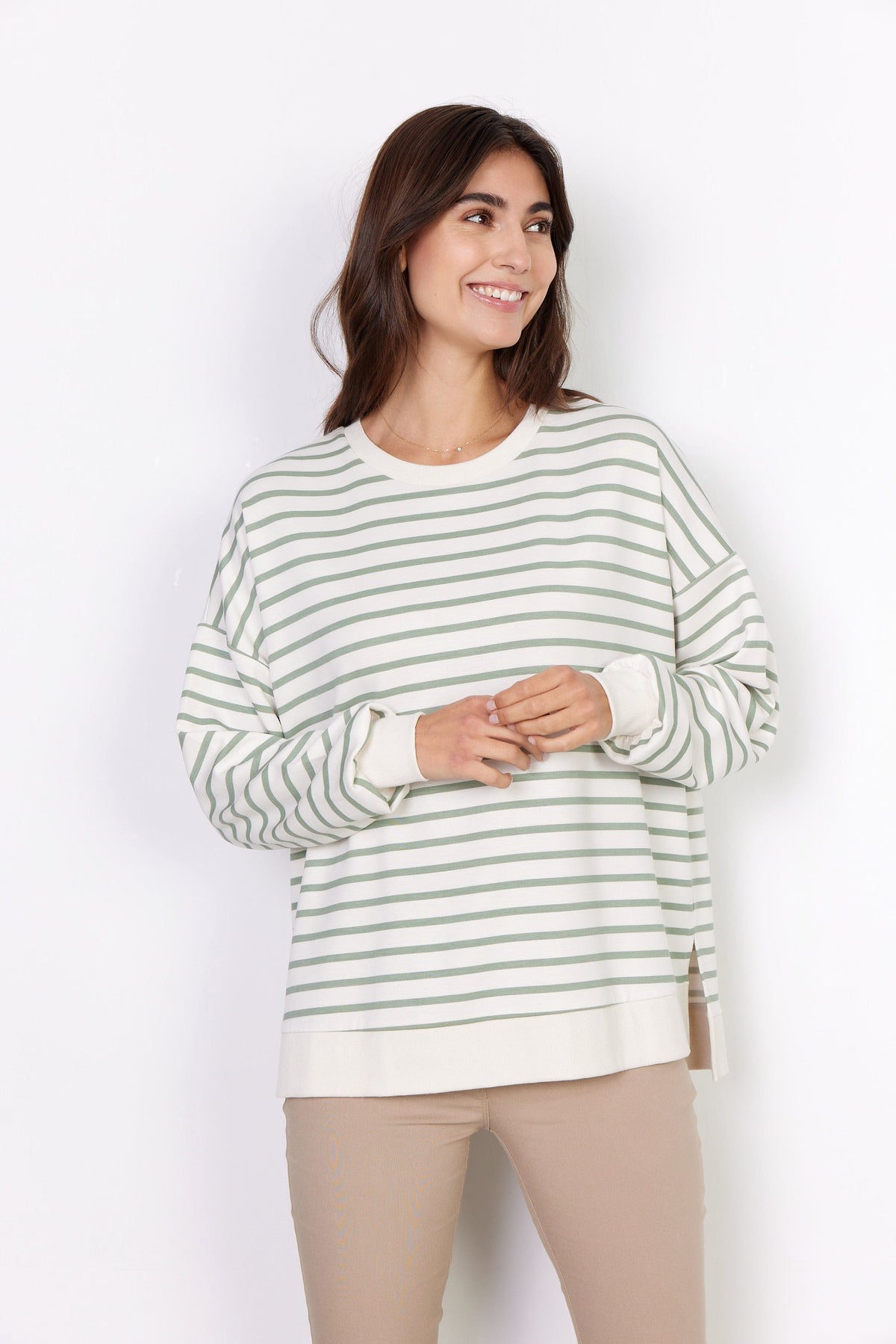 Soyaconcept Stripe Crew Sweater