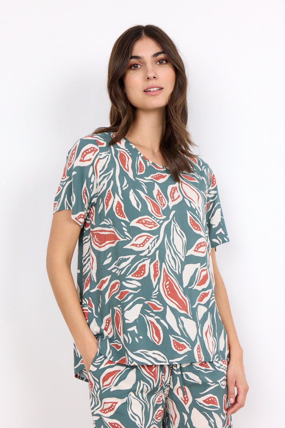 Soyaconcept Fig Print Top