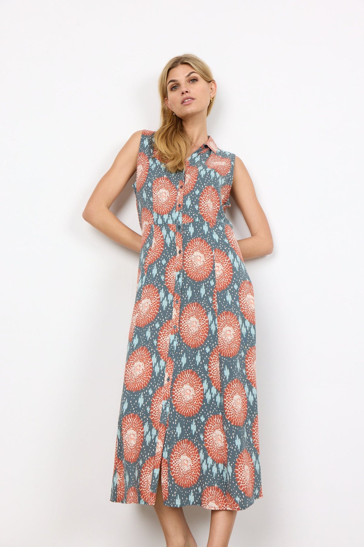Soyaconcept Abstract Flower Dress