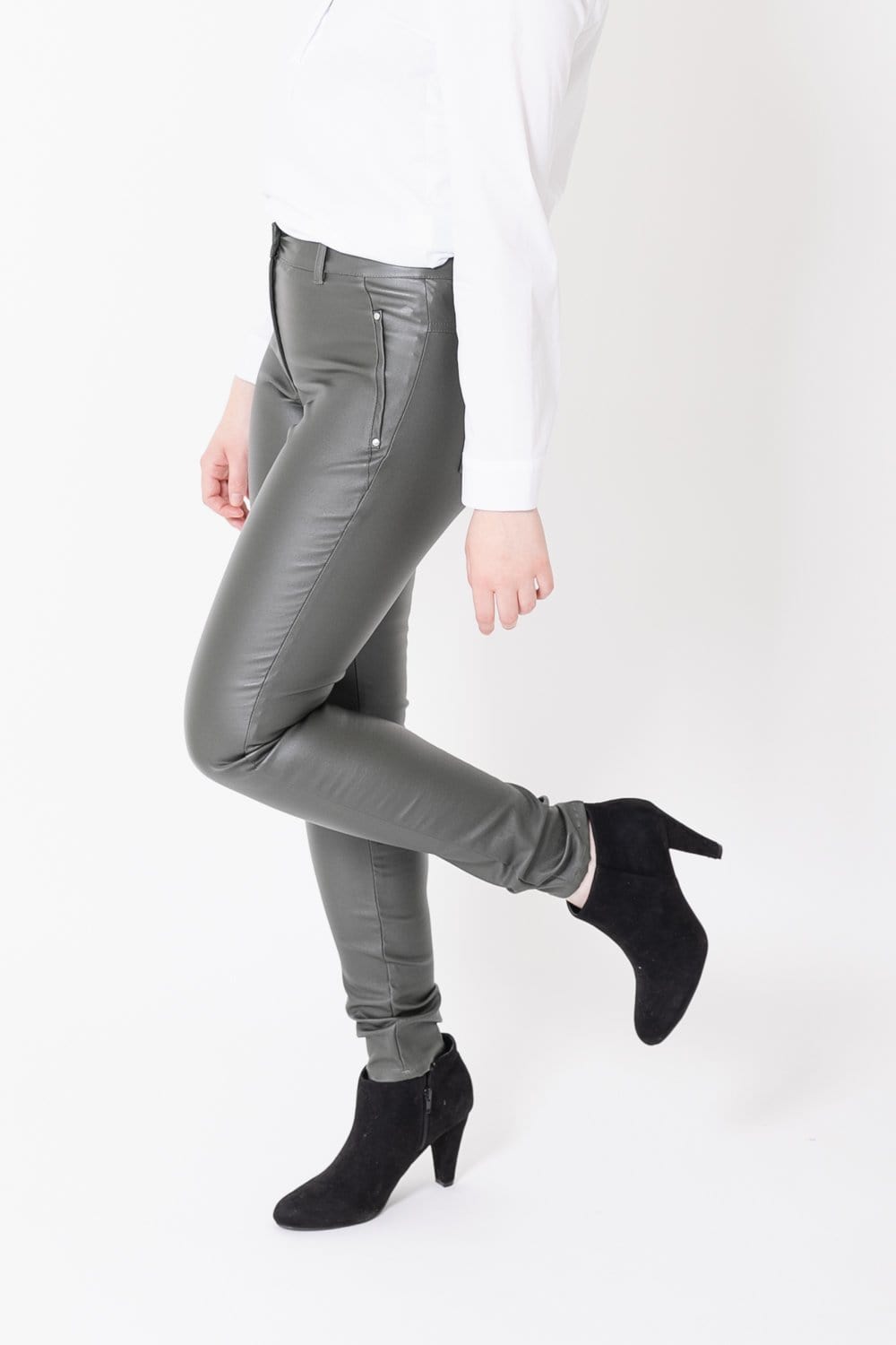 Peruzzi Pleather Trouser