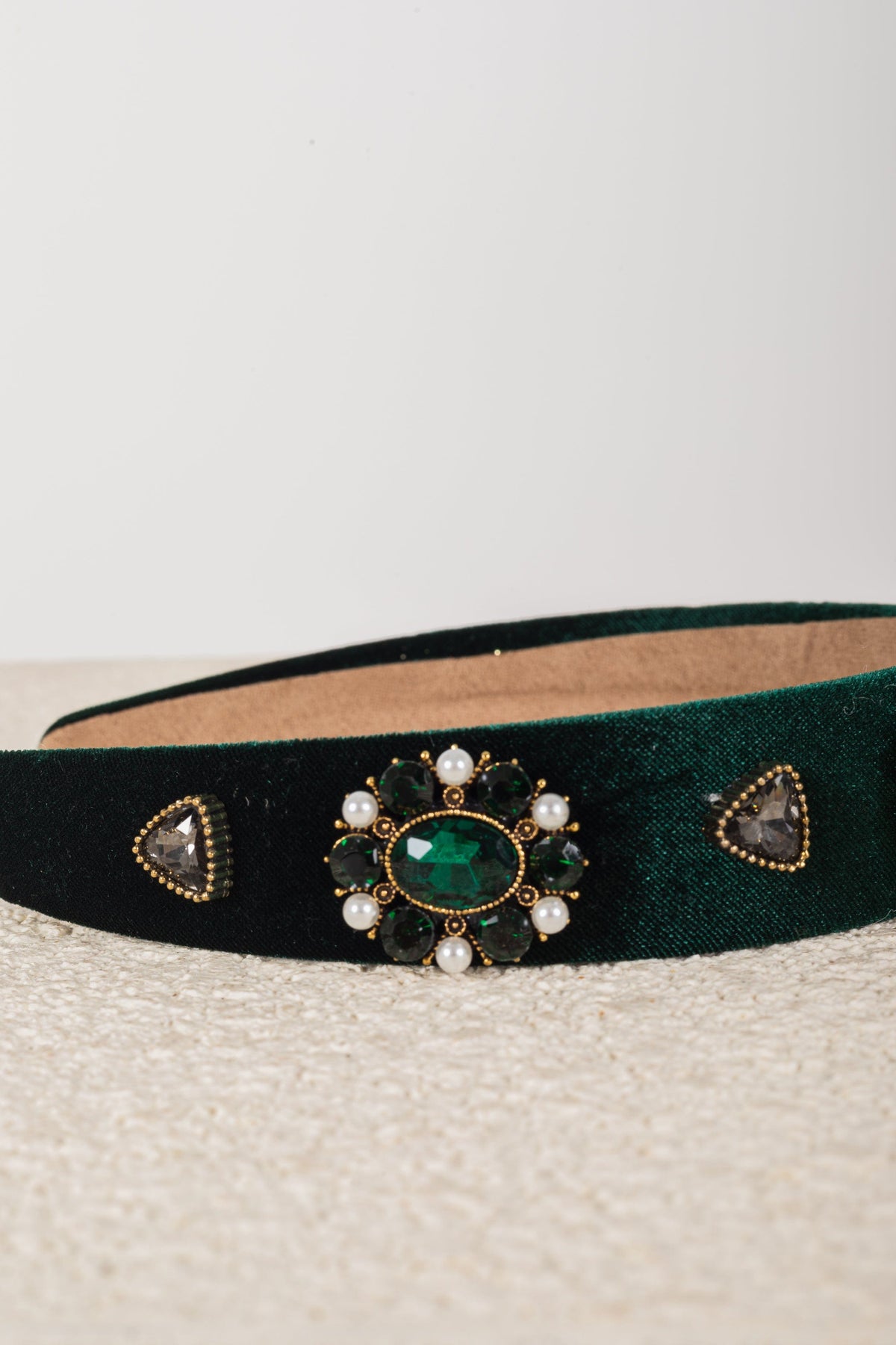 Emerald Crystal Headband