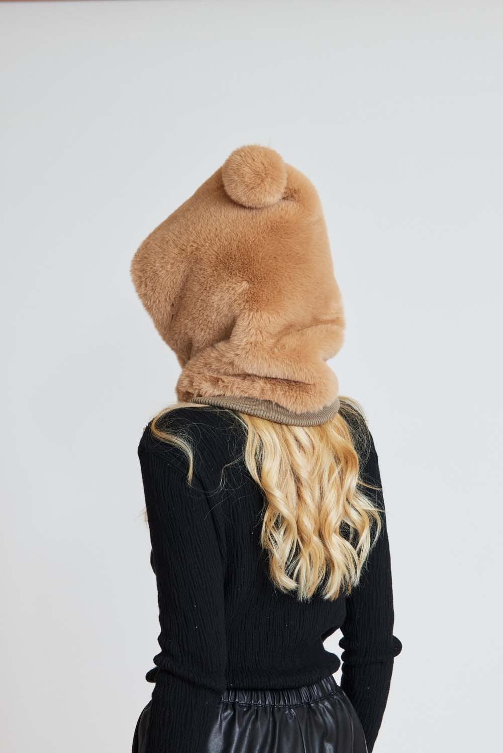 Derhy Fur Hooded Snood