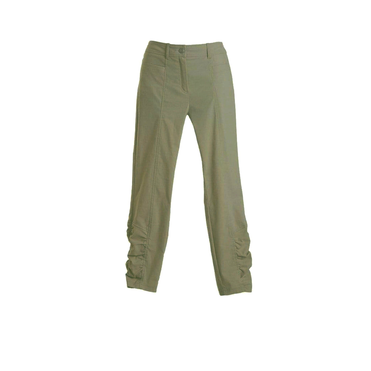 Peruzzi Side Ruched Crop Trouser